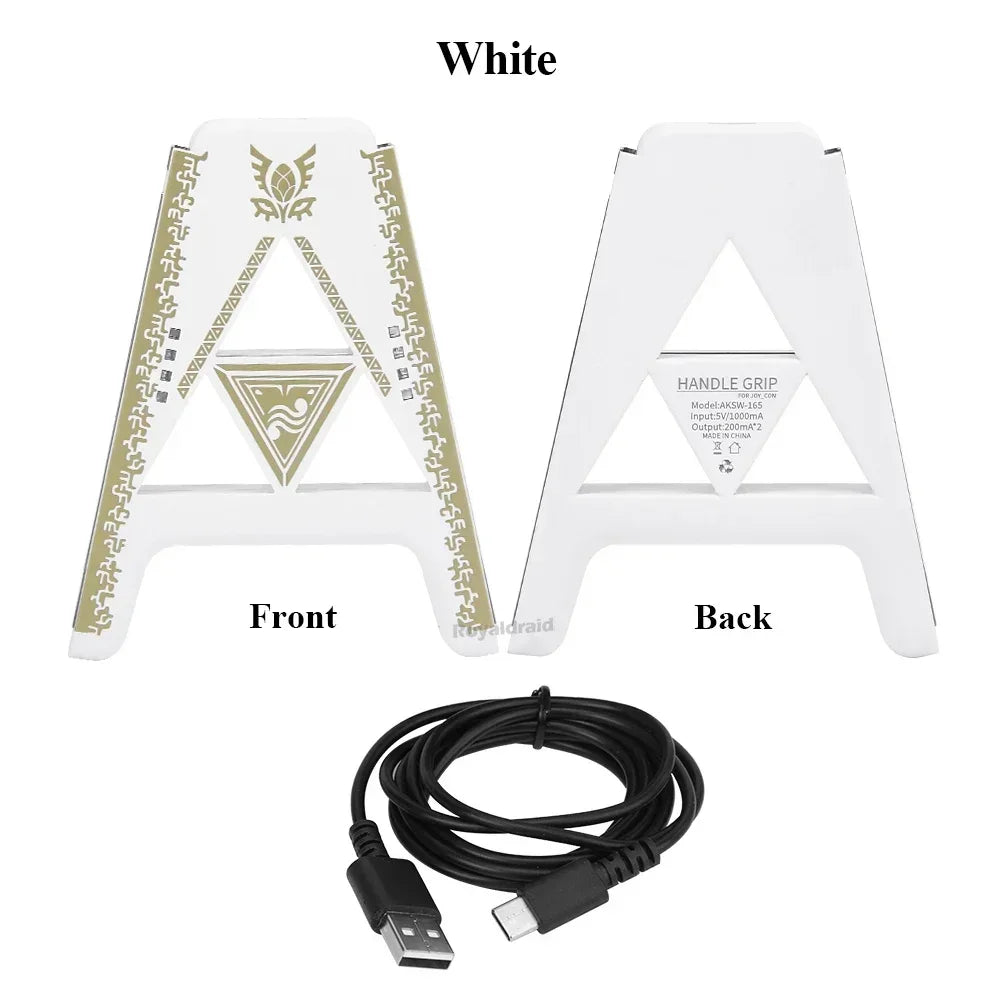 NEW Limited Edition Game Controller Left Right Charging Dock Grip For NA Switch & OLED Joycons Handle Grip Gamepad Charger Stand