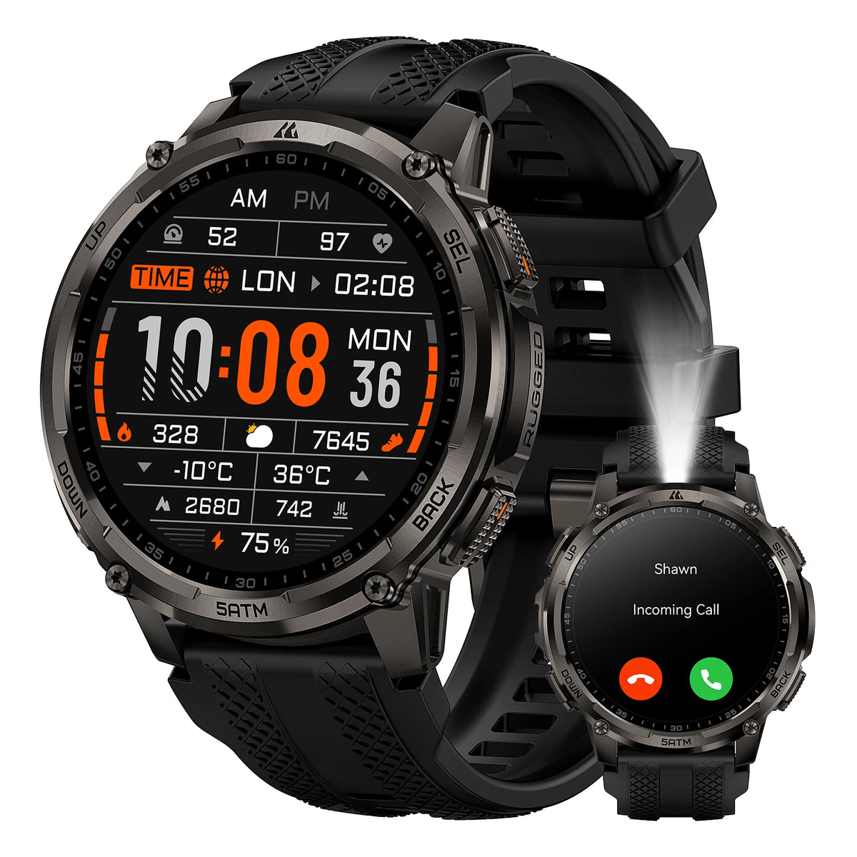 Kospe Tank T4C Outdoor Smartwatch With Dual Band GPS Tracker