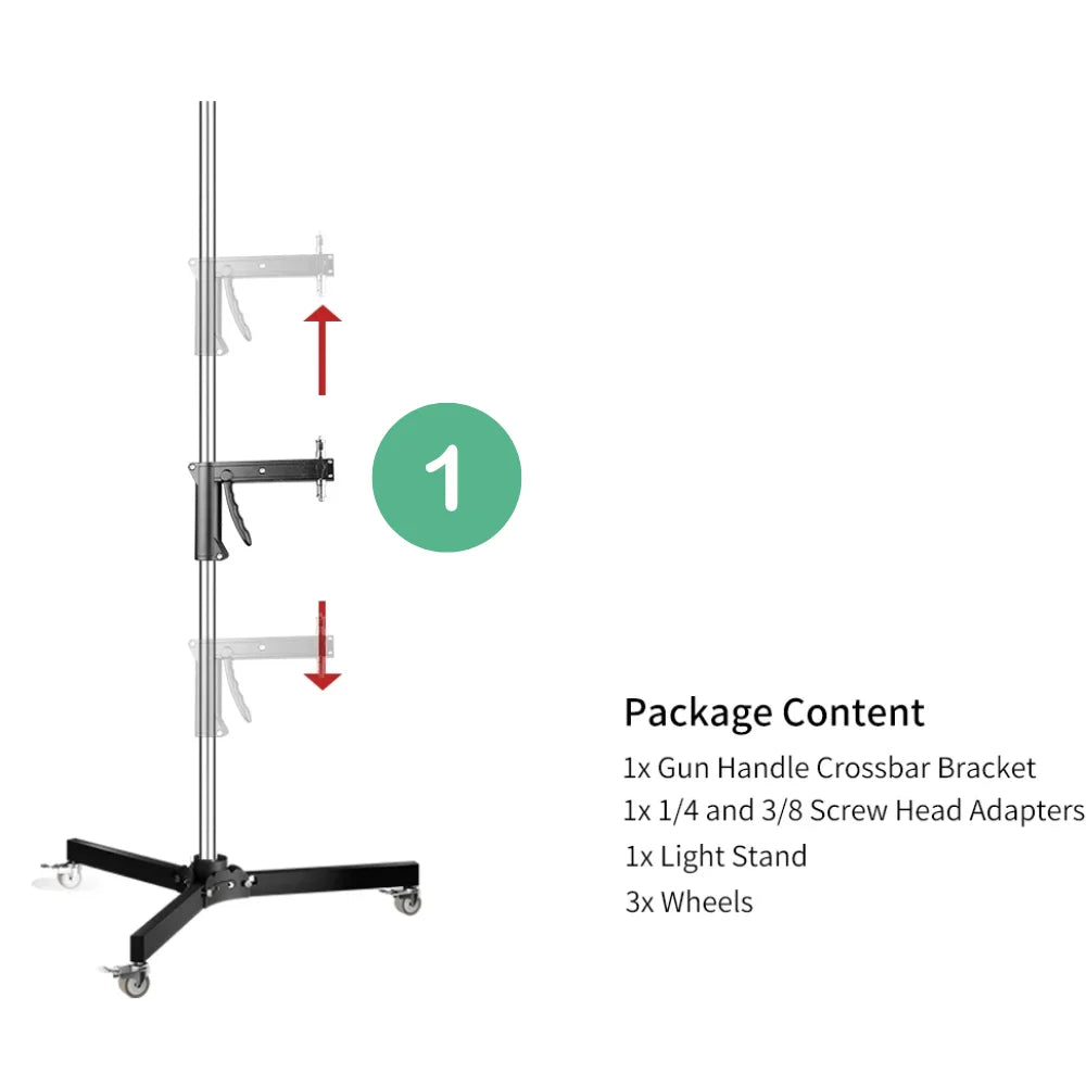 SH Professional Stainless Steel Photography Lighting Tripod Stand